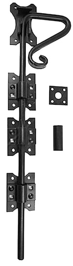 Antique Look Cane Bolt for Backyard and Driveway Gates