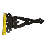 Decorative Black Tee Hinges for Backyard Door and Gates