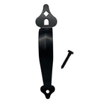 Backyard Black Wood Gate Pull Handle (Heavy)