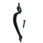 Backyard Black Wood Gate Pull Handle (Heavy)