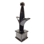 Decorative Triad Post Cap Cast Aluminium Black