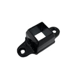 Wall Bracket (Straight Hole) Cast Aluminium Black