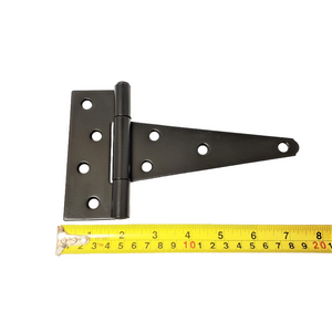 Universal Black Tee Hinges for Backyard Door and Gates