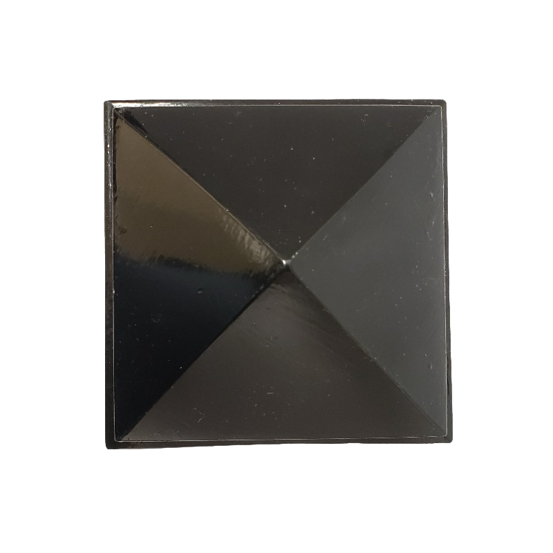 Decorative Pyramid Cap Cast Aluminium Black