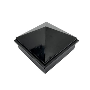 Decorative Pyramid Cap Cast Aluminium Black