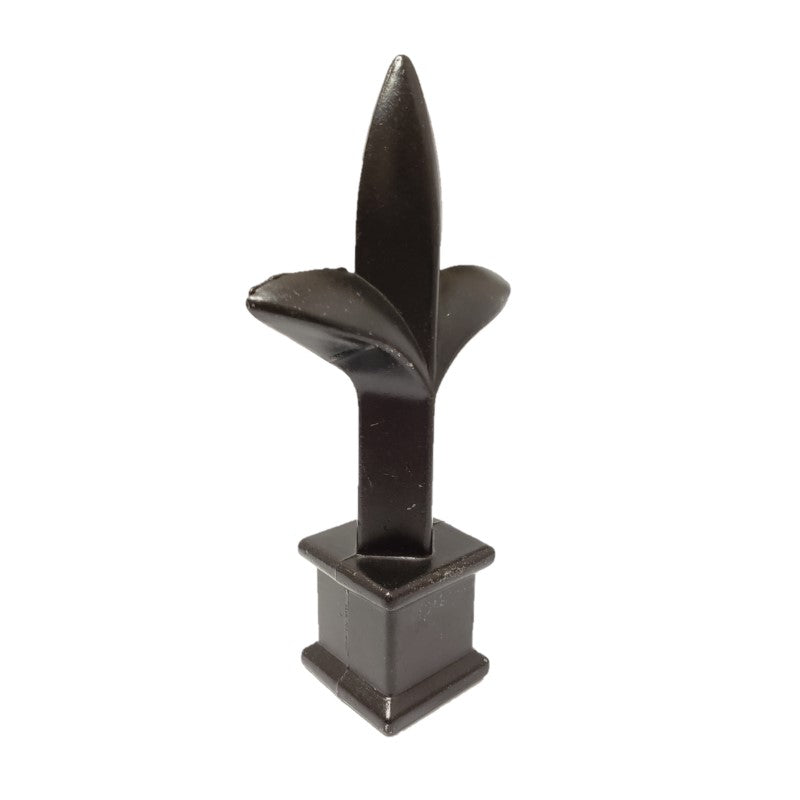 Decorative Triad Post Cap Cast Aluminium Black