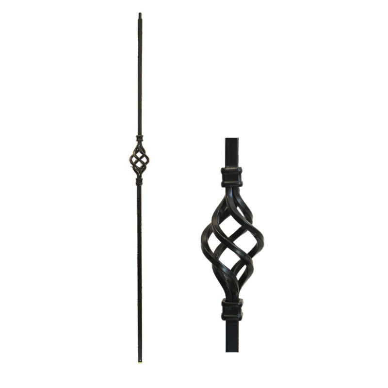 Ornament Single Basket Baluster